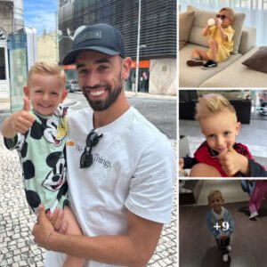 Bruno Fernandes Delights Fans by Celebrating His Son’s Third Birthday On the Street