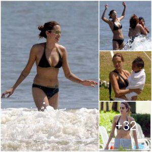 Soaking Up Memories: Angelina Jolie's Sunny Seaside Adventures down the Memory Lane