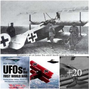 Aerial Enigma Unveiled: German Fighter Planes Shoot Down UFO During World War I"