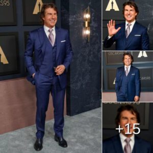 Tom Cruise shows off new tanned look with longer hair as he arrives at star-studded Academy Awards luncheon in LA