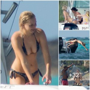 Sipping and Spitting Beer: Jennifer Lawrence's Bahamas Conch Diving Adventure Shows off Beach Body in Skimpy Bikini