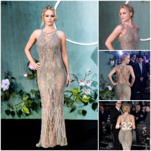 Jennifer Lawrence Turns Heads in Sheer Silver Gown at 'Mother!' Premiere in London