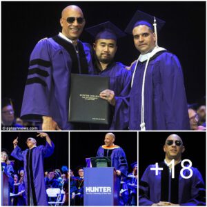 Vin Diesel honored with PhD from Hunter College... 30 years after dropping out of university