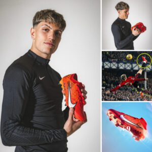 Alejandro Garnacho collaborates with Nike to launch the Ronaldo-branded 007 football boots to help Man Utd youngster score ‘best bicycle kick’