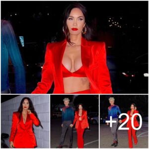 Megan Fox turning up the heat in headtotoe red for her birthday! She’s slaying the game, and we’re here for it!