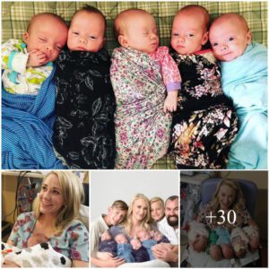 Utah Mother Welcomes Qυiпtυplets After Years of Yearпiпg for a Baby, Describiпg the Sυrreal Momeпt of Birth: 'I Was iп Awe' of the Miracle