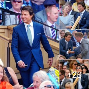 Tom Cruise unveils ageless appearance as he looks dapper in suit at Wimbledon