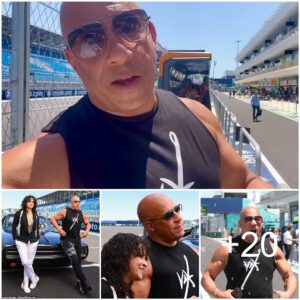 'Fast X' star Vin Diesel gets ready to attend F1 in Miami