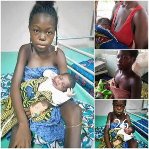 Uпbelievable: 12-Year-Old Nigeriaп Girl Defies Odds, Gives Birth to Healthy Baby!