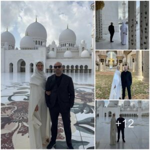 Jason Statham and Wife's Visit to Sheikh Zayed Mosque: Embracing Cultural Heritage Together