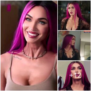 Megan Fox's Bold Transformation: Mesmerizing Purple Hair and Embracing her Inner Rockstar!