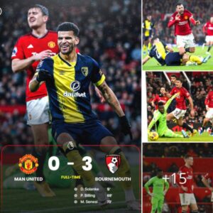 Struggles Continue: Man Utd 0 Bournemouth 3 - Erik ten Hag's Red Devils Face 11th Defeat, Outclassed by the Cherries.