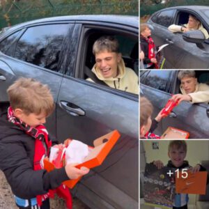 Touch of Class: Alejandro Garnacho Thrills Fans by Gifting His Bicycle Kick Boots to a Young Manchester United Fan