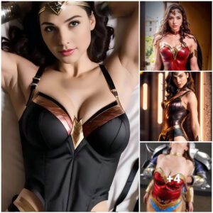 Gal Gadot shines in the iconic Wonder Woman costume that represents her. ‎