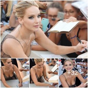 Jennifer Lawrence drives her fans crazy with an elegant but revealing dress