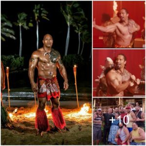 The camera suddenly captured the powerful moment when Dwayne ‘The Rock’ Johnson mastered a tribal dance to commemorate his rich cultural roots