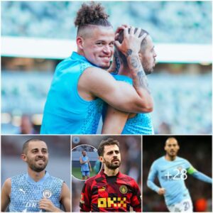 Candid Captures: Bernardo Silva Sports a Unique Hairstyle during Man City's Latest Training Session - Photo Gallery.