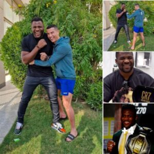 Ronaldo’s Generosity: Gifting Francis Ngannou a £110,000 Watch Ahead of Tyson Fury’s Highly Anticipated Match