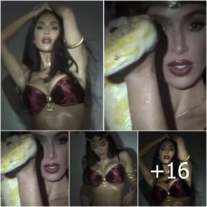 Kim Kardashian Flaunts Her Figure in a Sultry Maroon Bikini, Oiled-Up in a Sensual Video Channeling Salma Hayek from 'From Dusk Till Dawn'