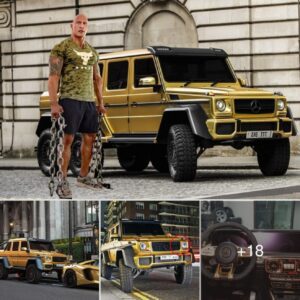 The Rock's Golden Ride: Owning the World's Only Rare Gold-Plated G63