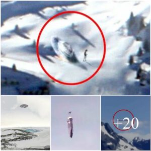 Extraterrestrial Encounter: Aliens and Their Spaceship Crash in Snowy Mountains