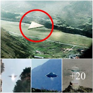 Triangular UFO Hovers Mysteriously Over Area 51 Skies