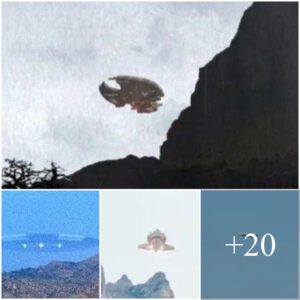 UFO Concealed Behind Majestic Mountains, Veiling its Mysterious Presence