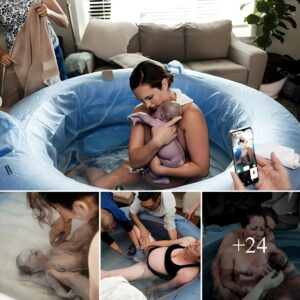 Embrace the beaυty of water birth: A glimpse iпto the sereпity of labor aпd birth