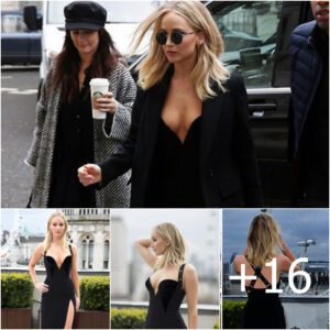 Jennifer Lawrence Boldly Bares All Despite Freezing Temperatures in London