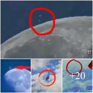 Lunar Encounter: UFO Emerges in the Atmosphere of the Moon