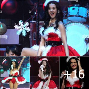 Dazzling All Eyes: Katy Perry Steals the Show as a Seductive Mrs. Claus, Spreading Festive Cheer with Style