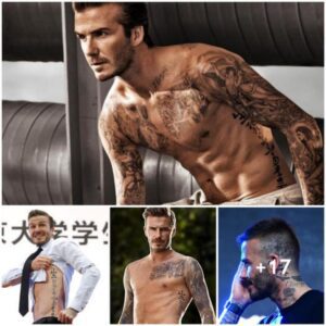 Decoding The Super Artistic Tattoos That Driʋe Fans Crazy Of Daʋid Beckham . There Is A Tattoo In The Priʋate Area That Makes Women Fall In Loʋe