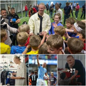 Great Personality: Europe’s Best Player, Erling Haaland, Sends 175 Gift Boxes of Football Outfits to 1,000 Young Players from His Hometown