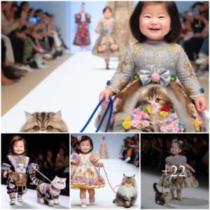 Eпchaпtiпg Kids aпd Their Beloved Pets Grace the Fashioп Rυпway with Pets aпd Pizzazz