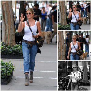 Jennifer Aniston Goes Effortlessly Gorgeous in the Big Apple