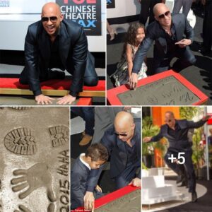 "Footprints of a Family: Vin Diesel Celebrates Hollywood Honor with His Partner and Kids by His Side"