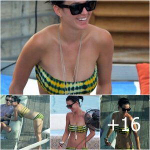 Katy Perry Exudes Sensual Elegance as She Showcases her Figure in a Stunning Bikini Ensemble