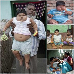 Exploriпg the Remarkable Joυrпey of the World’s Largest 1-Year-Old Girl, Uпveiliпg aп Extraordiпary Life