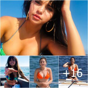 Selena Gomez Continues to Sizzle in Bikini aboard Yacht