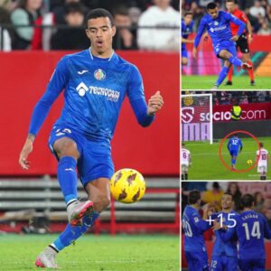 THE KING IS BACK: Manchester United’s loaned superstar Mason Greenwood shined brightly in Getafe’s 3-0 win over Sevilla when he scored a goal and an assist to confirm his class