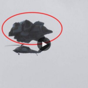 Helicopter Spotted Alongside UFO Near Hill Air Force Base in Utah, USA.