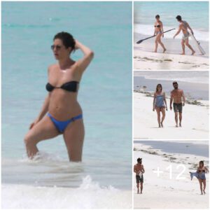 Jennifer Aniston emerges as rep denies pregnancy... claiming actress had 'just enjoyed a big lunch' on bikini break with Justin Theroux