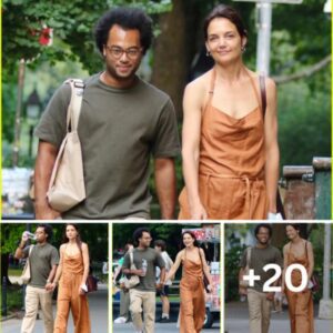 Katie Holmes radiantly went out with her new boyfriend on the weekend