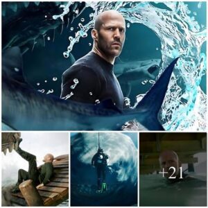 Warning: this is a spoiler! In “Meg 2,” Jason Statham leaps over even larger sharks.