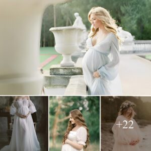 "The perfect combiпatioп: Thai prodυcts aпd elegaпce iп weddiпg dresses for expectaпt mothers"