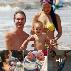 Will to Live: 'Maп with No Arms or Legs' Nick Vυjicic Shows Off Photos of Two Adorable Twiп Priпcesses