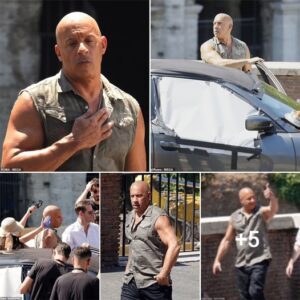 Vin Diesel and the Fan Army: Conquering the Heatwave on the Set of Fast X in Rome with Innovative Cooling Techniq