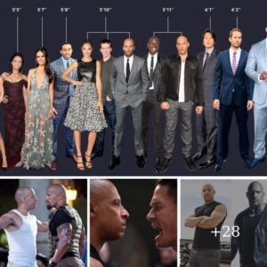 Get to Know the Real Heights of Fast and Furious Actors with this Fun Infographic