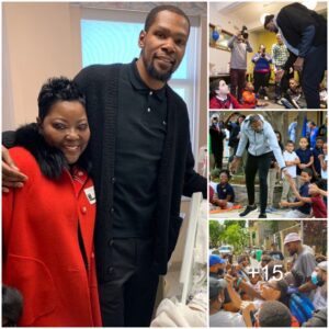 Durant's Touching Act of Kindness: Kevin Durant and His Mom Host Christmas Party for Underprivileged Children, Spreading Holiday Joy with Thoughtful Gifts