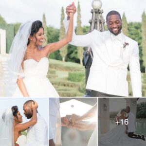 Celebrating 9 Years of Love: Dwyane Wade Shares Stunning Wedding Photo with Gabrielle Union-Wade